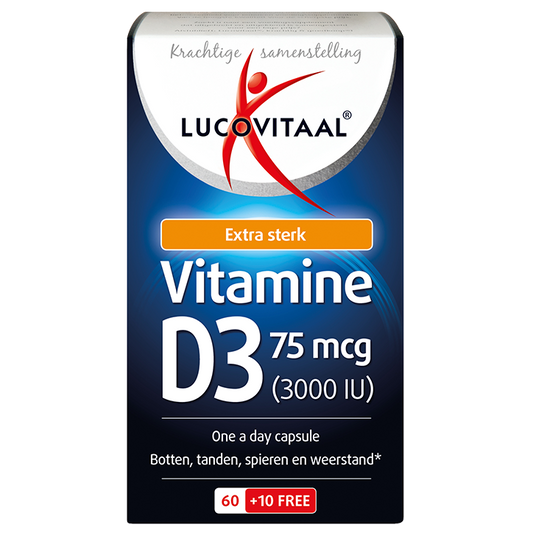 Lucovitaal Vitamine D3, 75mcg - 70 Capsules