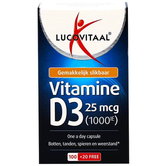 Lucovitaal Vitamine D3, 25mcg - 120 capsules