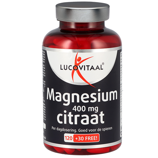 Lucovitaal Magnesium Citraat 400mg - 150 tabletten