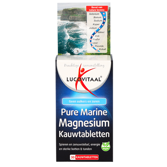 Lucovitaal Pure Marine Magnesium (30 Kauwtabletten)