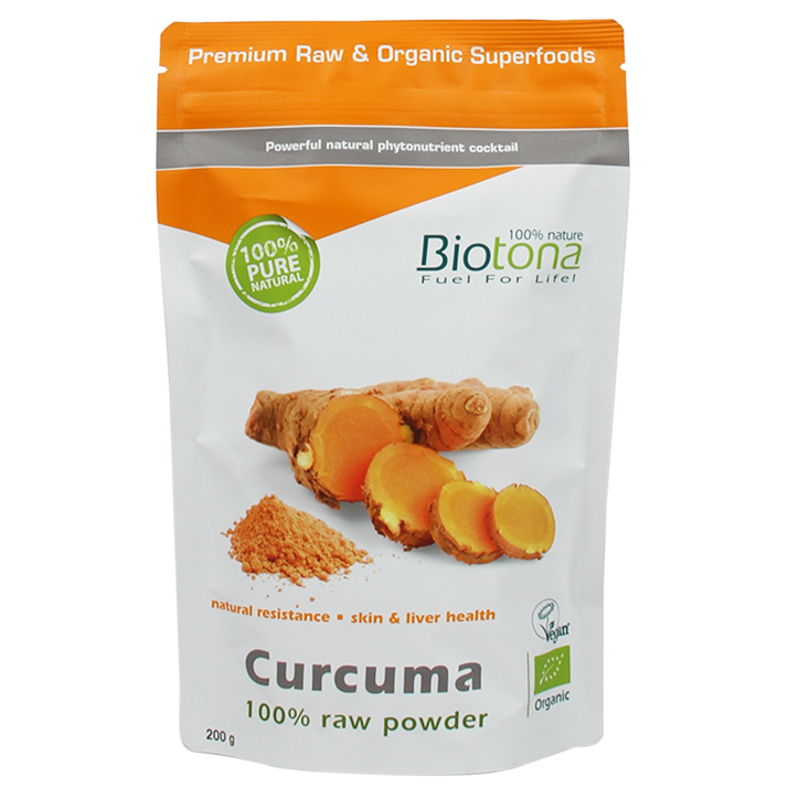 Biotona Curcuma Raw Poeder BIO