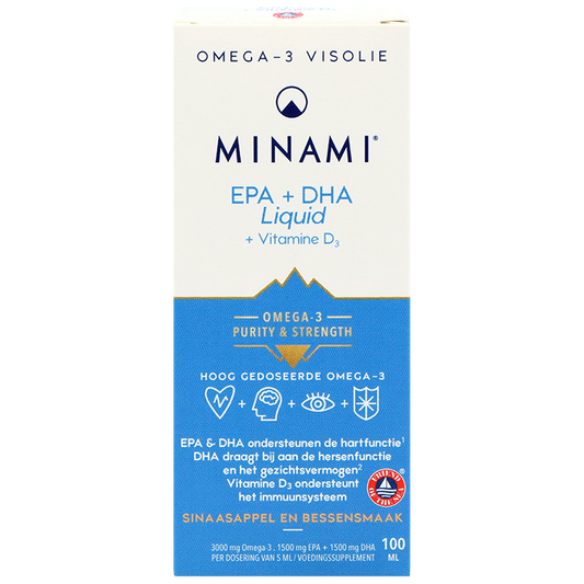 MINAMI EPA + DHA + Vitamine D3 Vloeibaar - 100ml