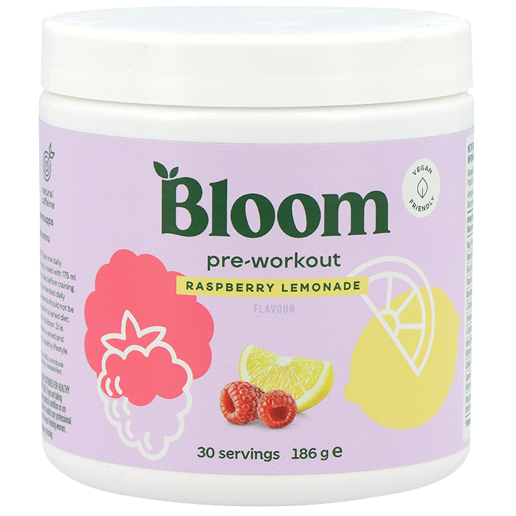 Bloom Pre-Workout Raspberry Lemonade - 186g