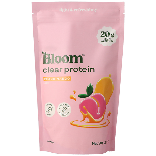 Bloom Clear Protein Collagen Peach Mango - 250g