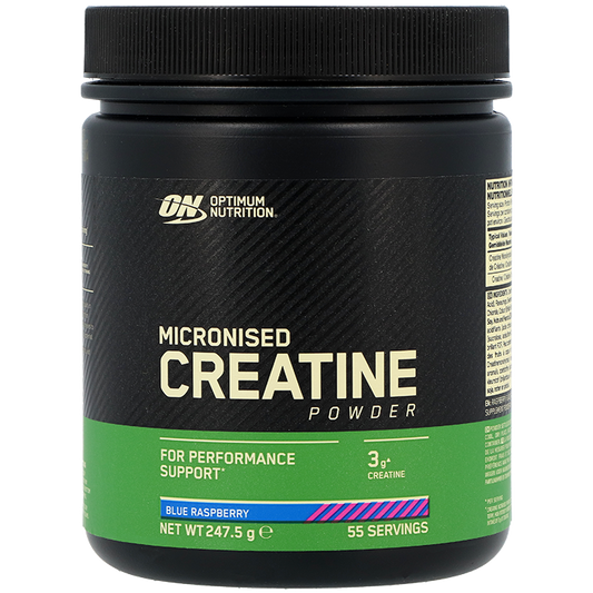Optimum Nutrition Micronised Creatine Powder Blue Raspberry - 247,5g