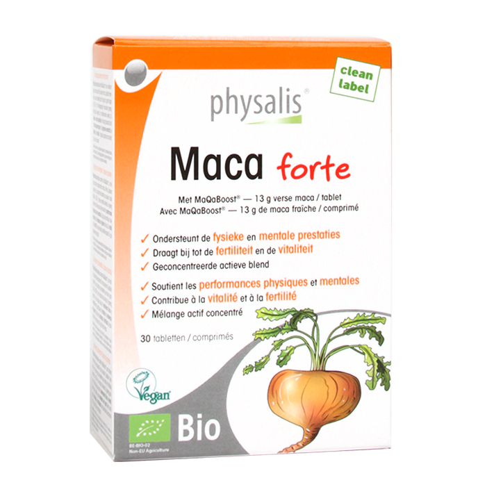 Physalis Maca Forte Bio - 30 tabletten