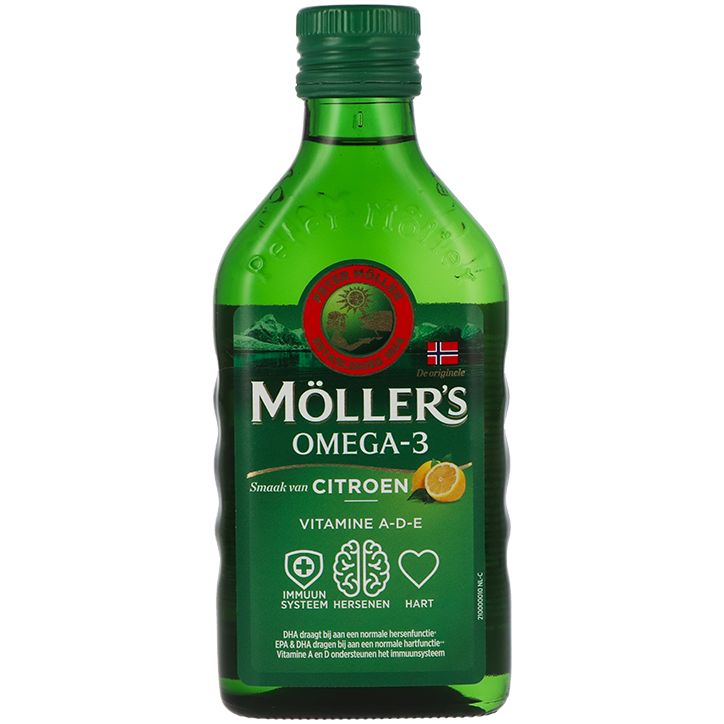Moller's Möller's Omega-3 Levertraan Citroen - Standaard