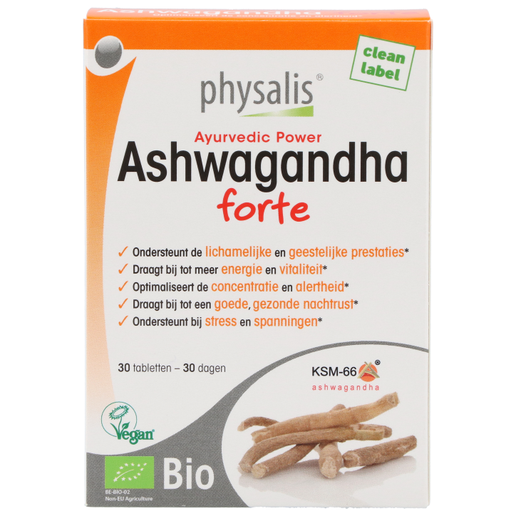 Physalis Ashwagandha 600mg Forte KSM-66 - Standaard