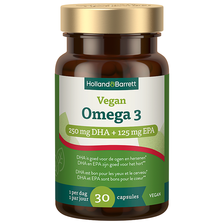 Vegan Omega-3 met DHA en EPA - 30 capsules