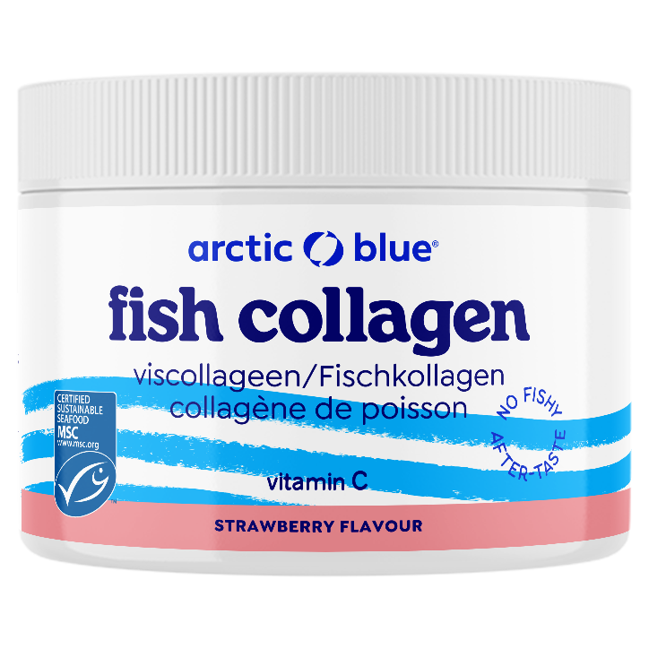 Arctic Blue Viscollageen Aardbeiensmaak - 150g