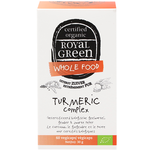 Royal Green Turmeric (Curcuma) Complex - 60 vegicaps - Standaard
