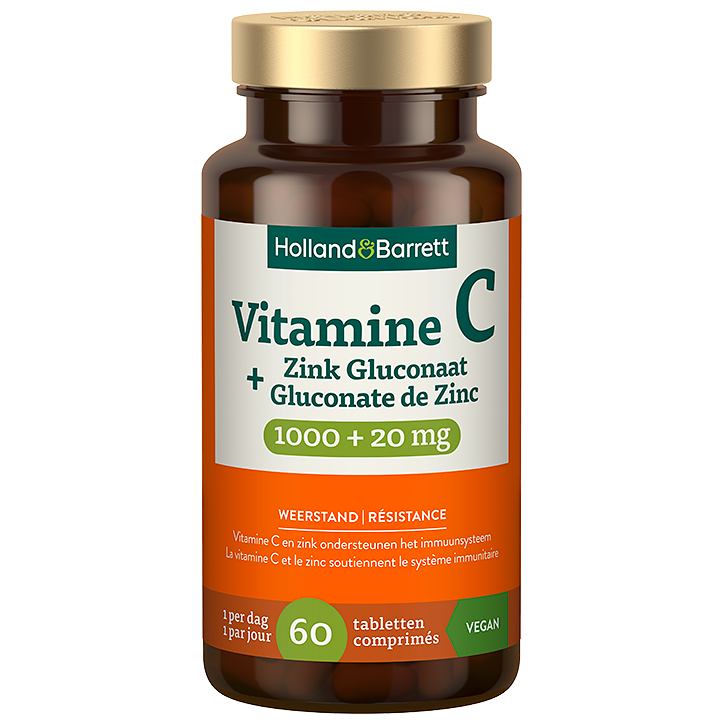 Vitamine C + Zink Gluconaat