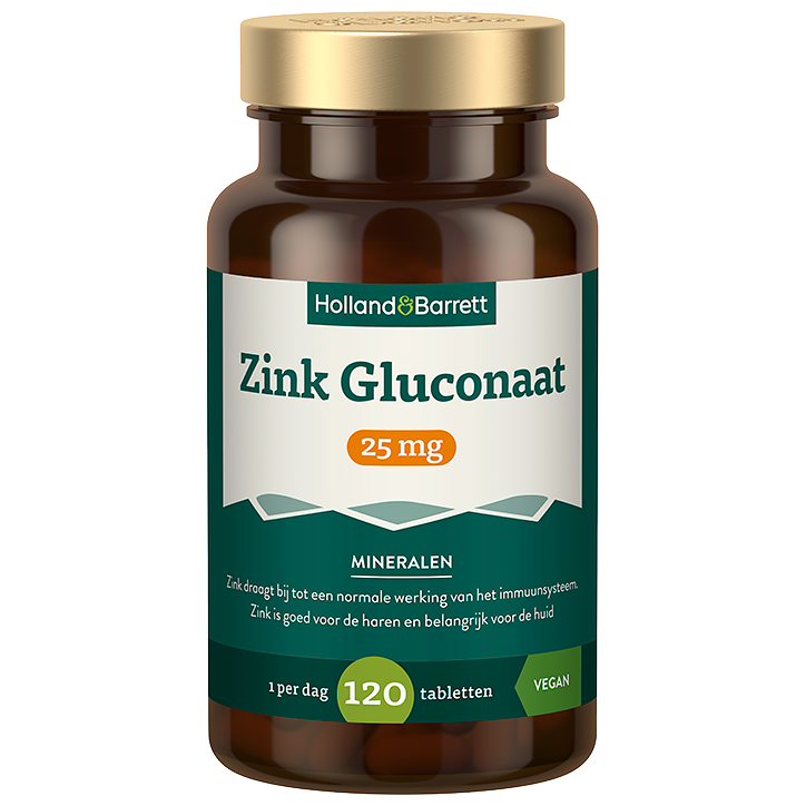 Zink Gluconaat 25 mg - Standaard