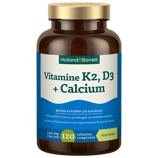 Vitamine K2, D3 + Calcium - Standaard