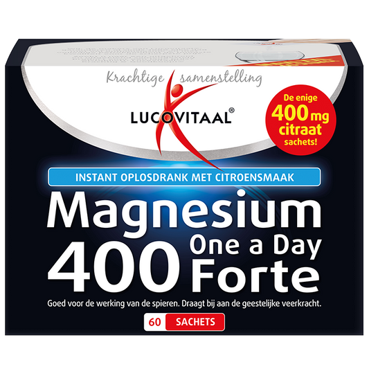 Lucovitaal Magnesium Forte 400mg - 60 zakjes