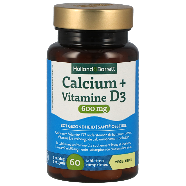 Calcium + Vitamine D3 600mg - Standaard