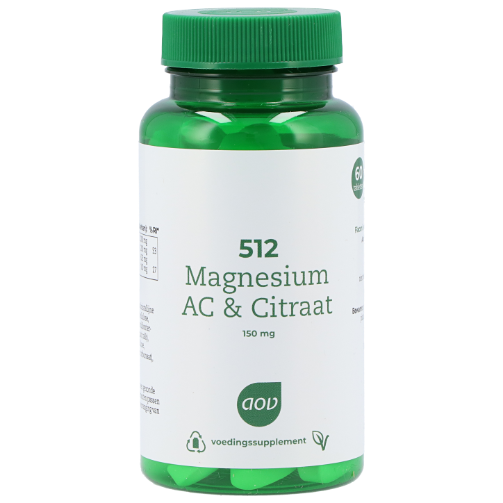 AOV 512 Magnesium AC Citraat - 60 Tabletten