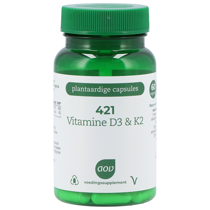 AOV 421 Vitamine D3 & K2 - 60 Capsules