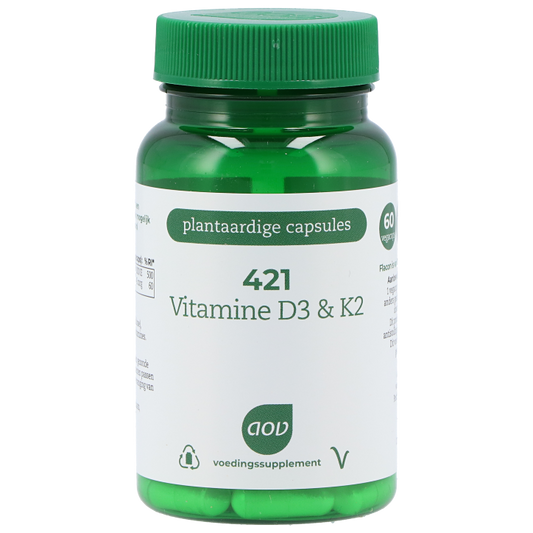 AOV 421 Vitamine D3 & K2 - 60 Capsules