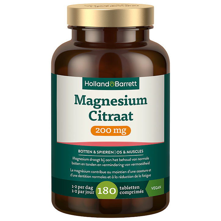 Magnesium Citraat 200 mg - 180 tabletten