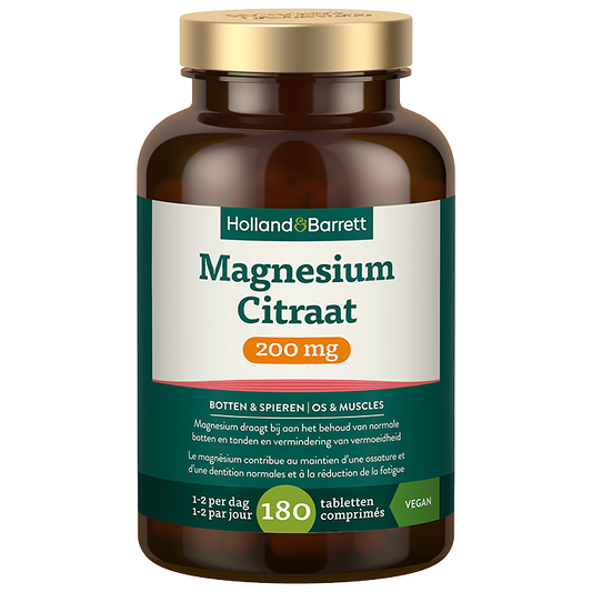 Magnesium Citraat 200 mg - 180 tabletten