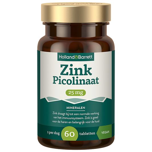 Zink Picolinaat 25mg - 60 tabletten