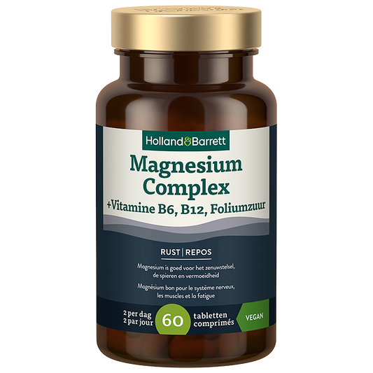 Magnesium Complex + Vitamine B6, B12, Foliumzuur