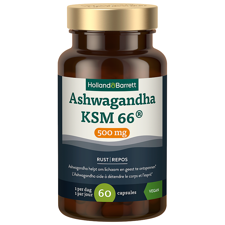 Ashwagandha KSM 66® 500mg - 60 capsules
