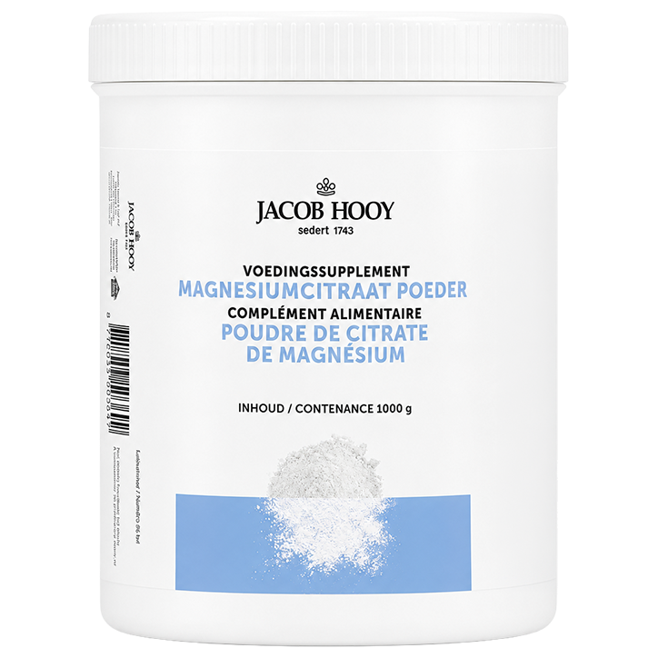 Jacob Hooy Magnesiumcitraat Poeder - 1000g