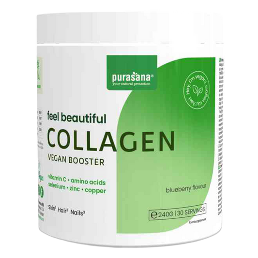 Purasana Feel Beautiful Vegan Collageen Booster + MSM Bosbes - 240g