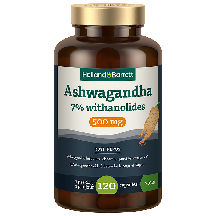 Ashwagandha 7% withanolides 500mg - 120 capsules