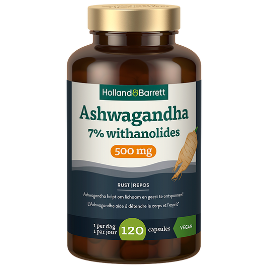 Ashwagandha 7% withanolides 500mg - 120 capsules