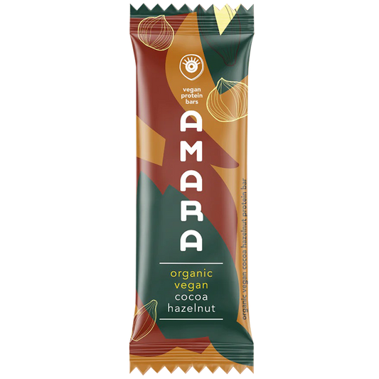 Amara Vegan Protein Bar Cacao Hazelnut BIO - Standaard