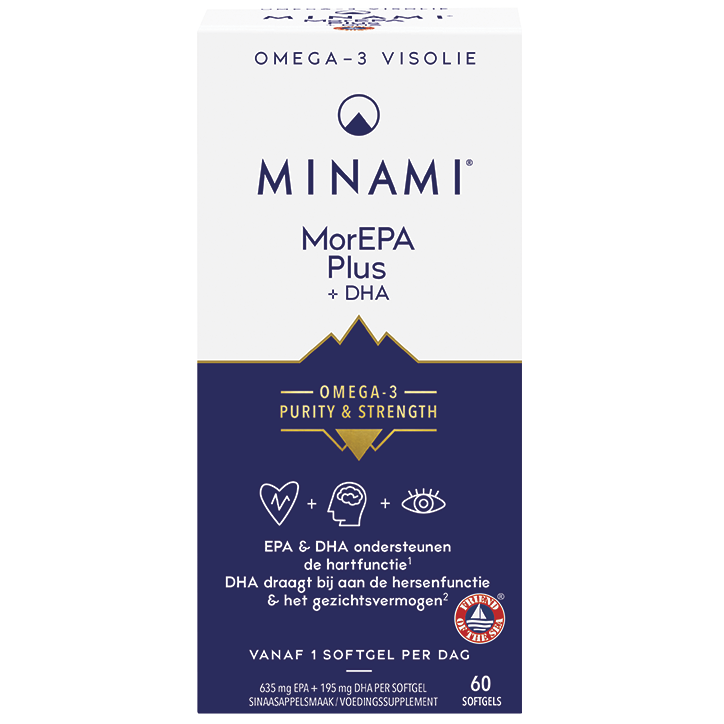 MINAMI Omega-3 MorEPA Plus + DHA - 60 softgels