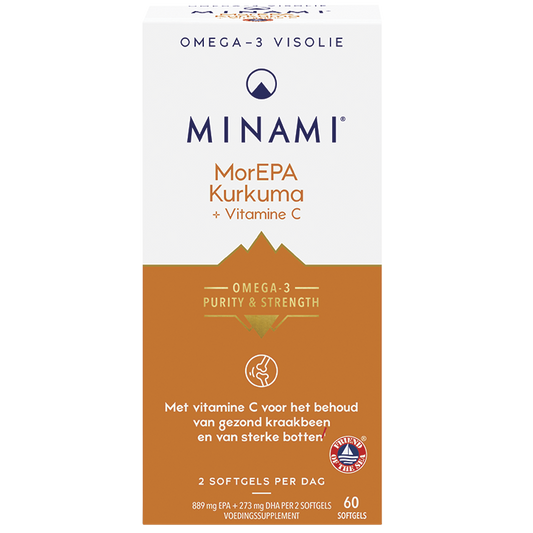 MINAMI Omega-3 MorEPA Kurkuma + Vitamine C - 60 softgels