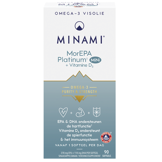 MINAMI Omega-3 MorEPA Platinum Mini + Vitamine D3 - Standaard