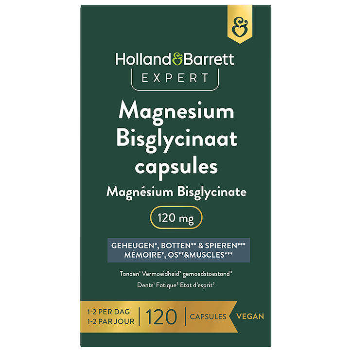 Expert Magnesium Bisglycinaat 120mg - 120 capsules
