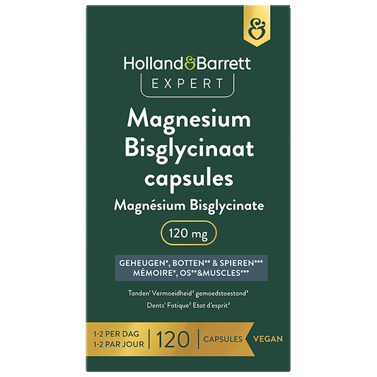 Expert Magnesium Bisglycinaat 120mg - 120 capsules