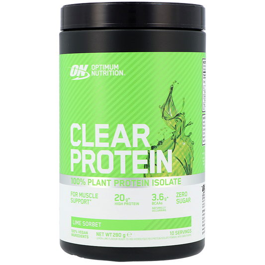 Optimum Nutrition Clear Protein 100% Plant Protein Isolate Lime Sorbet