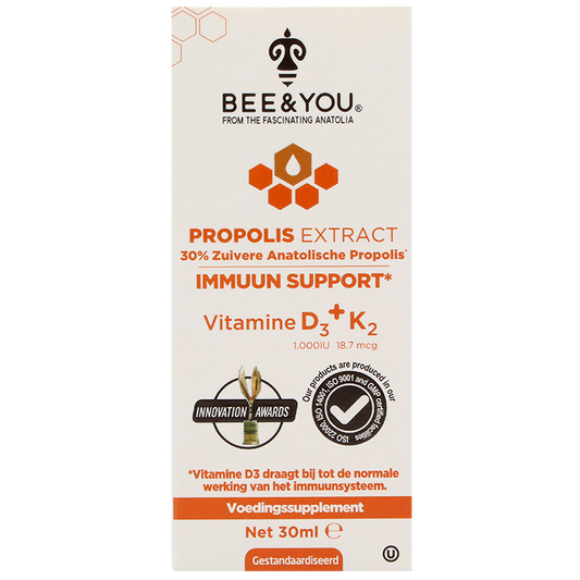 BEE&YOU Propolis Extract 30% met Vitamine D3 + K2