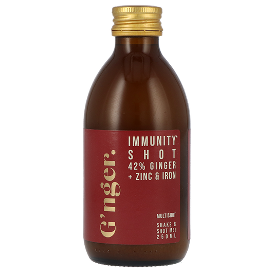 G’nger Immunity Shot 42% Gember + Zink & IJzer