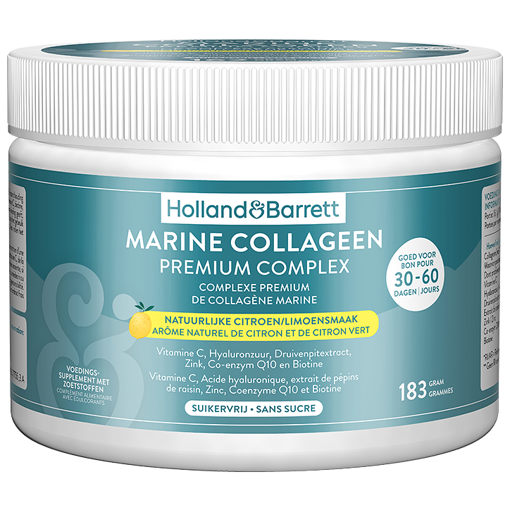 Marine Collageen Premium Complex Natuurlijke Citroen/Limoensmaak - 183g