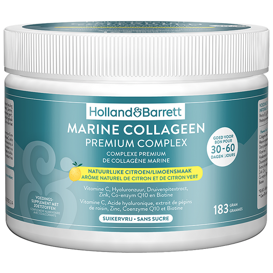 Marine Collageen Premium Complex Natuurlijke Citroen/Limoensmaak - 183g