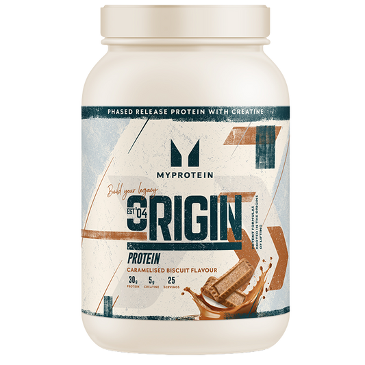 Myprotein Origin Protein + Creatine - Caramelised Biscuit