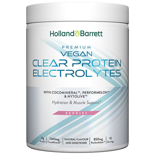 Premium Vegan Clear Protein Electrolytes Berries