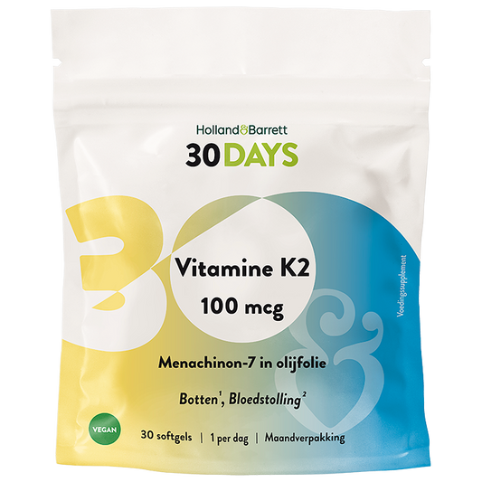 30DAYS Vitamine K2 100mcg - 30 softgels