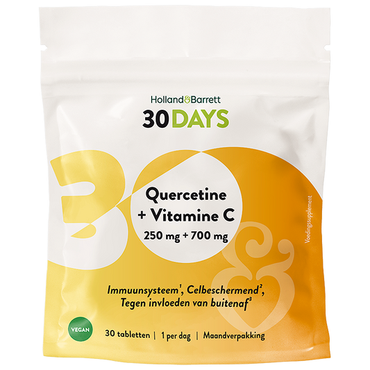 30DAYS Quercetine 250mg + Vitamine C 700mg - 30 tabletten