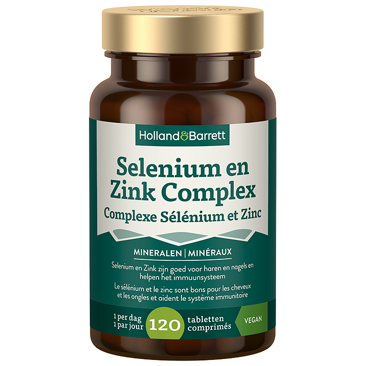 Selenium en Zink Complex - 120 tabletten