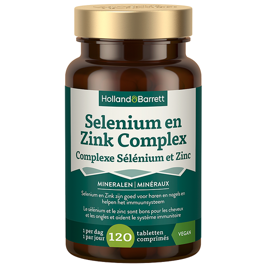 Selenium en Zink Complex - 120 tabletten
