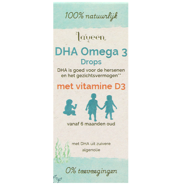 Laveen DHA Omega 3 Drops met Vitamine D - 30 ml